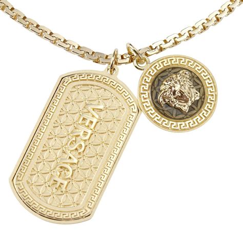 collana uomo versace